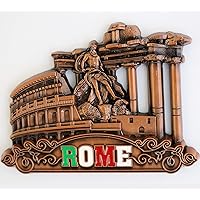 Rome Italy Metal Fridge Magnet Unique Design Home Kitchen Decorative Travel Holiday Souvenir Gift, Stick Up Your Lists, Photos on Your Refrigerator