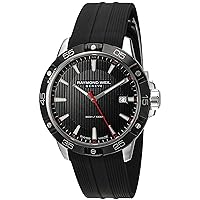 Raymond Weil Men's 8160-SR1-20001 Tango Analog Display Swiss Quartz Black Watch