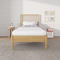 NapQueen 5 Inch, Twin Mattress, Memory Foam White Mattress - Medium Feel - CertiPUR-US Certified - Twin Bed Mattress in a Box, Breathable Soft Fabric Cover