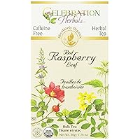 CELEBRATION HERBALS Red Raspberry Leaf Organic 40 gm, 0.02 Pound