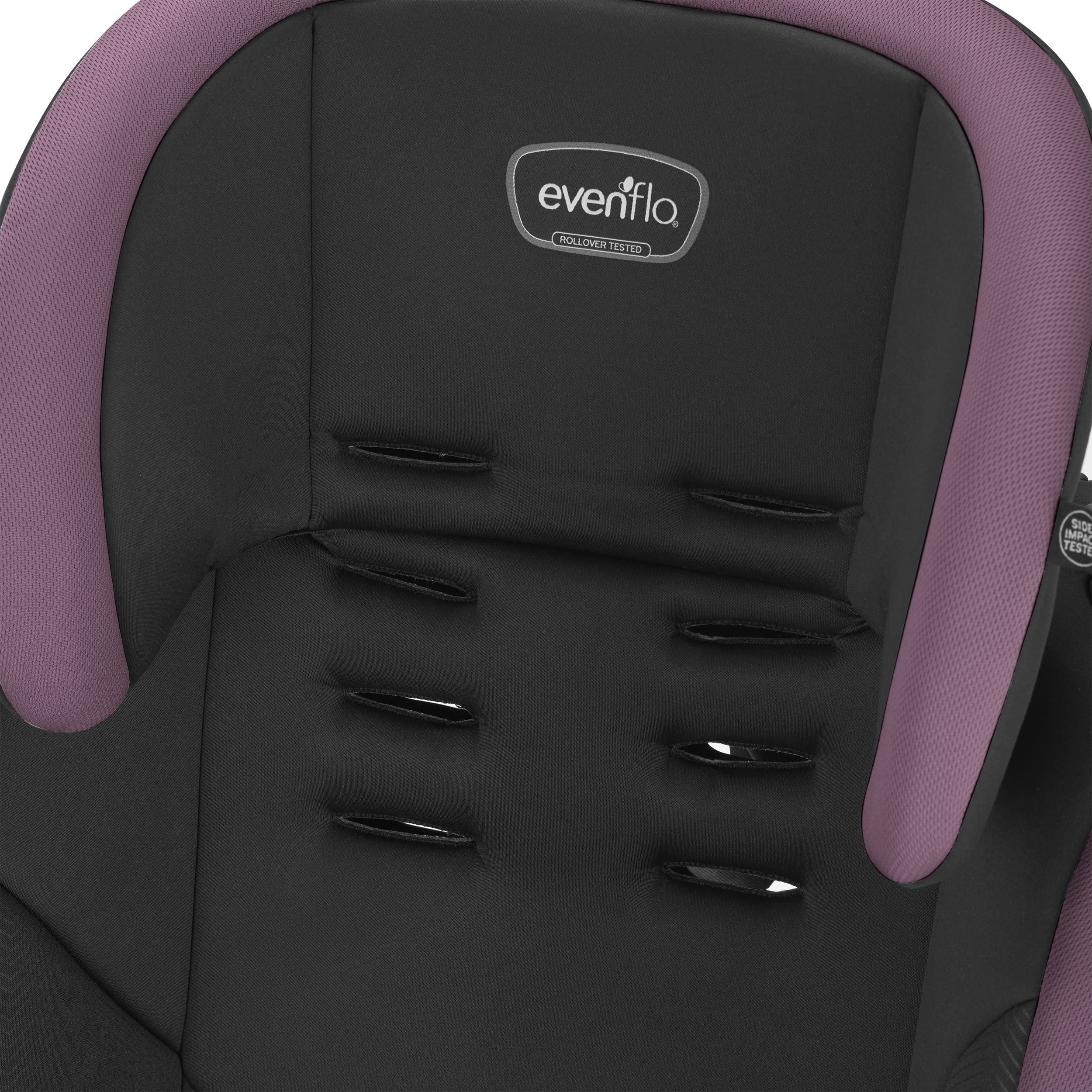 Evenflo Maestro Sport Convertible Booster Car Seat, Forward Facing, High Back, 5-Point Harness, For Kids 2 to 8 Years Old, Whitney Pink