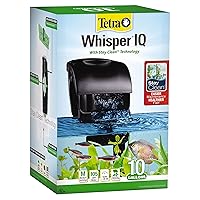 Tetra Whisper IQ Power Filter 10 Gallons, 105 GPH, with Stay Clean Technology