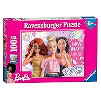 Barbie 100 Piece Jigsaw Puzzles for Kids Age 6 Years Up - Extra Large Pieces