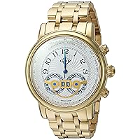 GV2 by Gevril Men's 8102B Analog Display Quartz Gold Watch