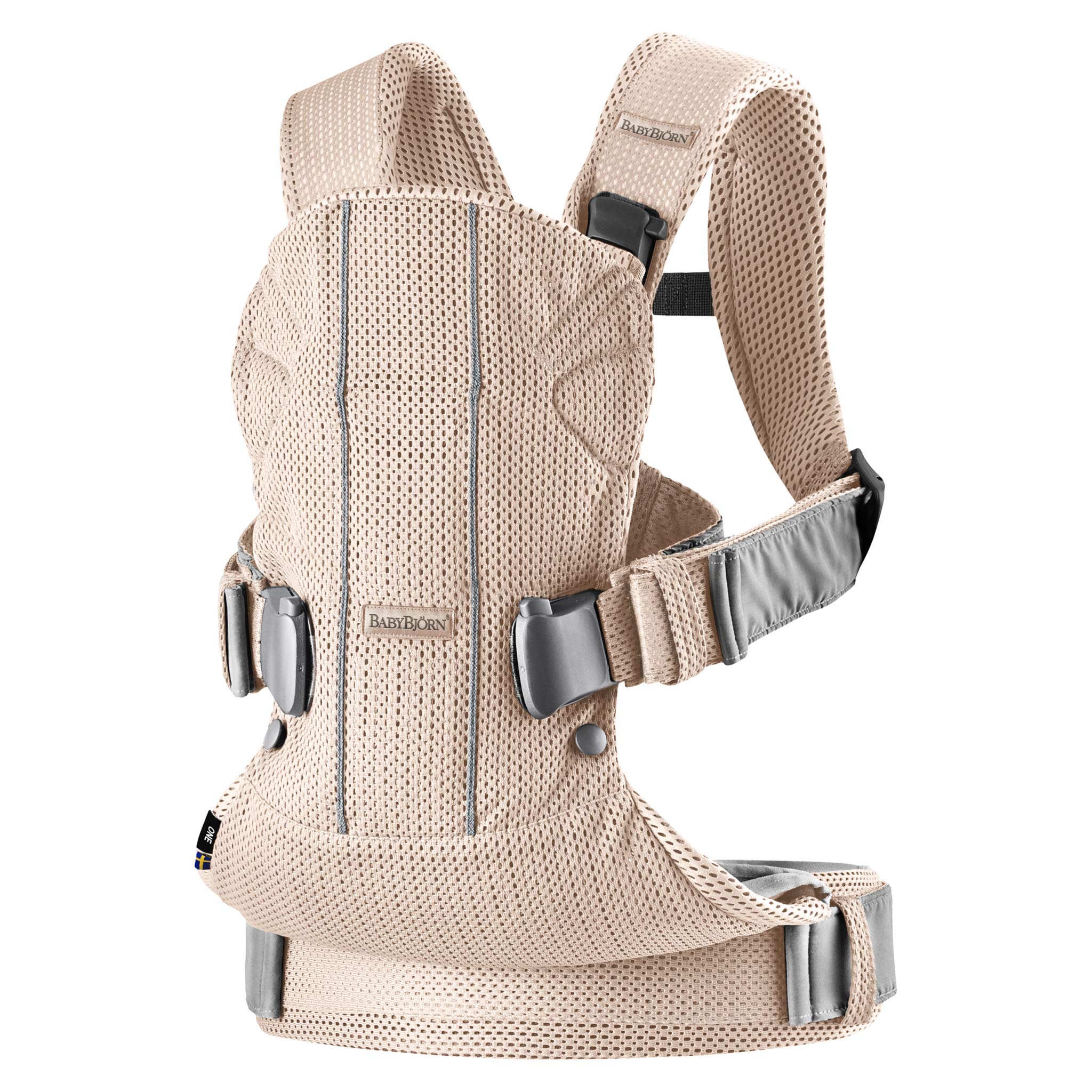 BABYBJÖRN Baby Carrier One Air, 3D Mesh, Pearly Pink