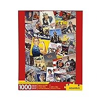 AQUARIUS Smithsonian War Posters (1000 Piece Jigsaw Puzzle) - Glare Free - Precision Fit - Officially Licensed Smithsonian Merchandise & Collectibles - 20 x 28 Inches