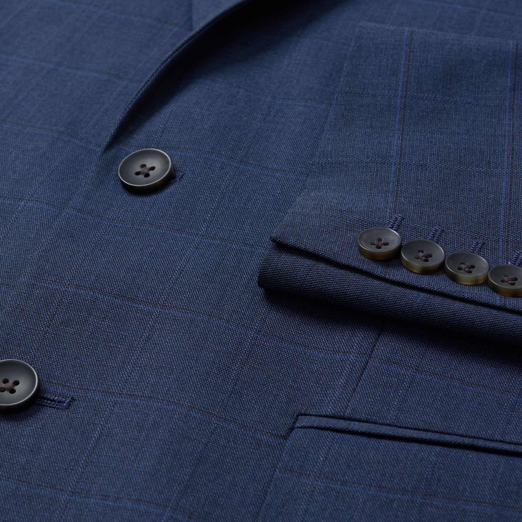 J.M. Haggar Men's Premium Stretch Classic Fit Subtle Pattern Suit Separates – Pants & Jackets