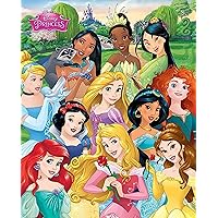 Disney Princess Mini Poster, Plastic/Glass, Multi-Colour, 45 x 76 x 1.3 cm