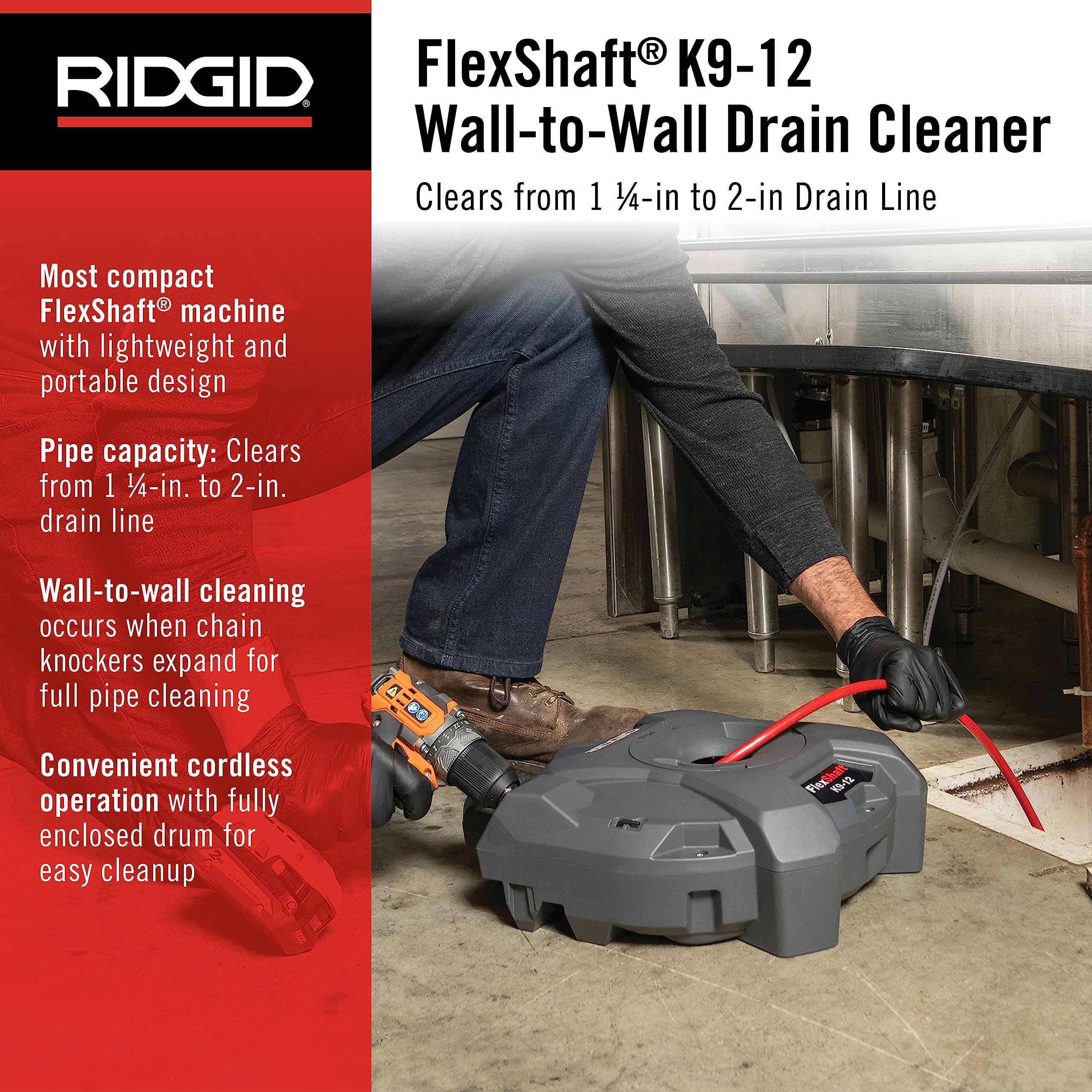 RIDGID K9-12 FlexShaft 1/4