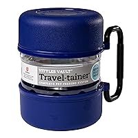 GAMMA2 Vittles Vault Travel-Tainer (6 Cups) Portable Food Storage Container, Blue