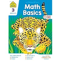 School Zone - Math Basics 3 Workbook - 64 Pages, Ages 8 to 9, 3rd Grade, Multiplication, Division, Word Problems, Place Value, Fractions, and More (School Zone I Know It!® Workbook Series) School Zone - Math Basics 3 Workbook - 64 Pages, Ages 8 to 9, 3rd Grade, Multiplication, Division, Word Problems, Place Value, Fractions, and More (School Zone I Know It!® Workbook Series) Paperback