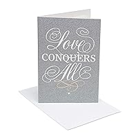 American Greetings Wedding Card (Love Conquers All)