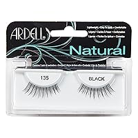 Ardell Fashion 135 Lashes, Black #61350, 0.03 Pound (Pack of 72)