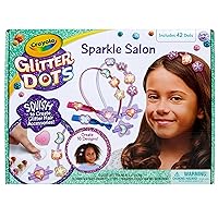 Glitter Dots Salon Hair Clips, DIY Kids Craft with Hair Accessories, Gift