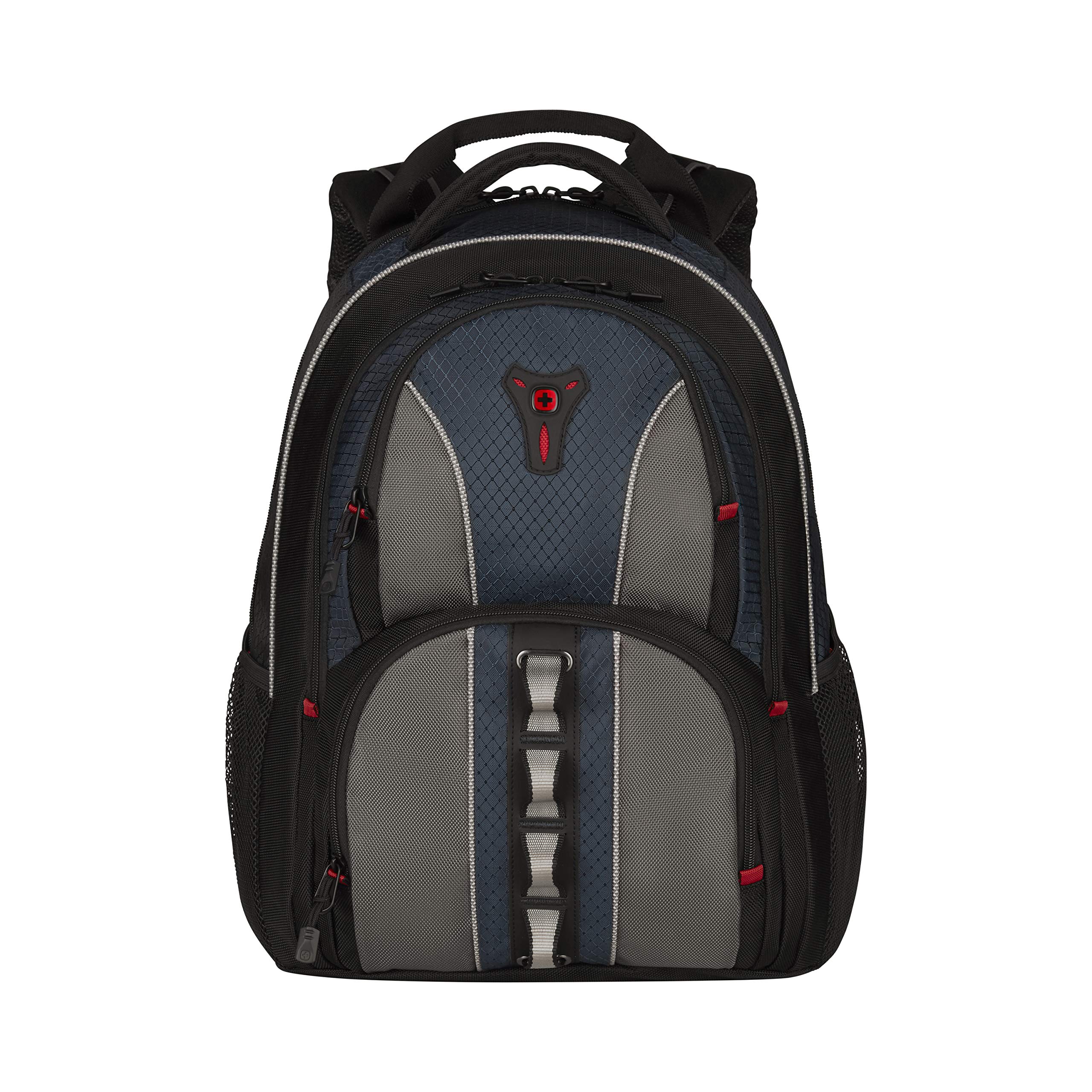 Wenger Cobalt Laptop Backpack, Fits 16 Inch Laptop, Men's and Women's, Black/Grey/Blue