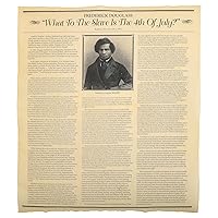 Our Amendments - Frederick Douglass- What To the Slave is the 4th of July?, Antiqued Parchment Replica Document (14