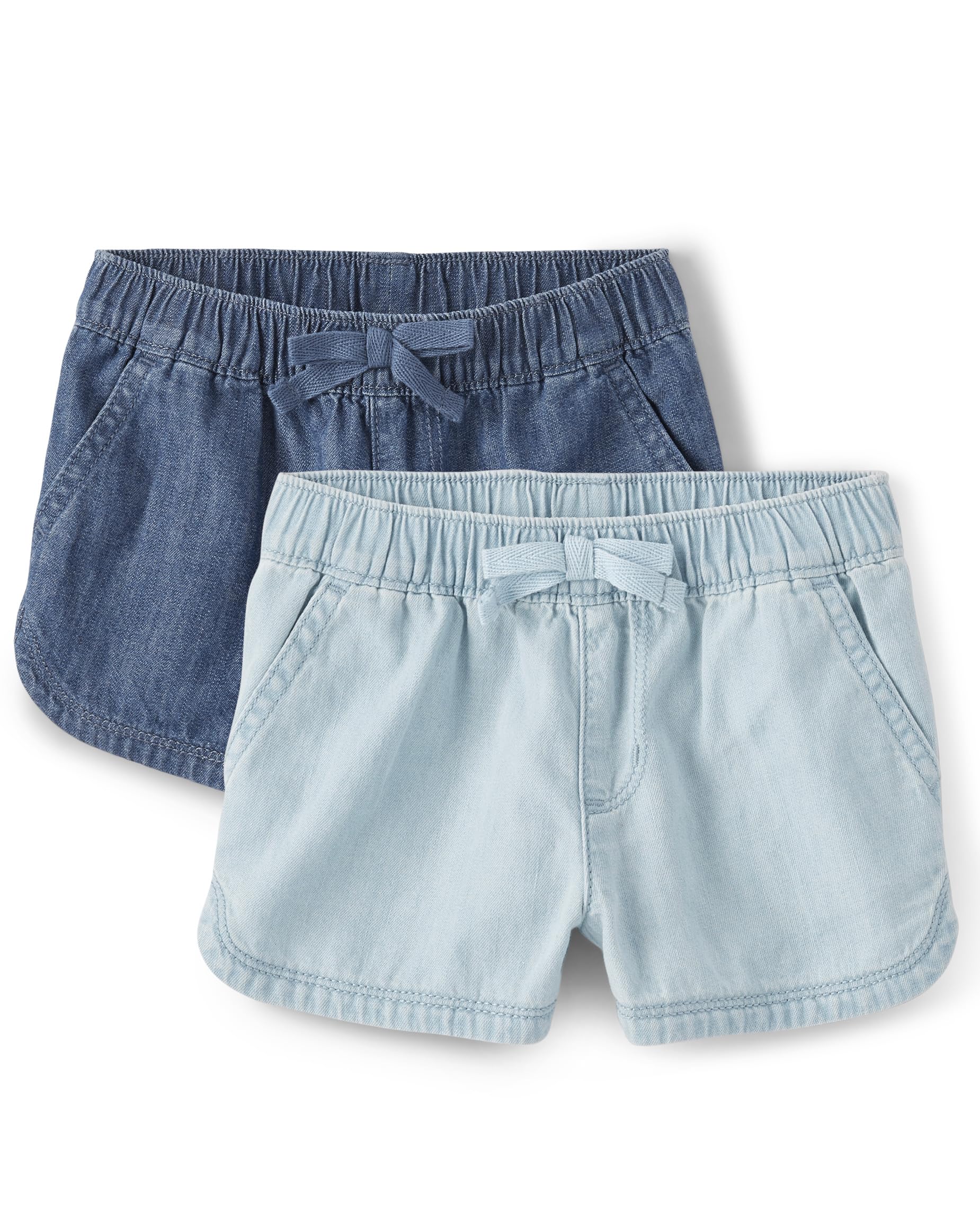 The Children's Place Toddler Girls Pull on Jean Shorts