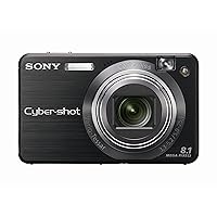 Sony Cybershot DSCW150/B 8.1MP Digital Camera with 5x Optical Zoom with Super Steady Shot (Black)