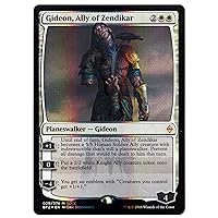 Magic SDCC 2016 The Gathering Exclusive Planeswalker Zombie Gideon, Ally of Zendikar Foil Card