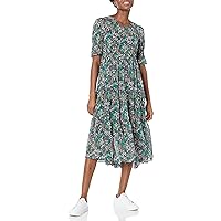 Tommy Hilfiger Women's Lavendar Fields Chiffon Maxi Dress
