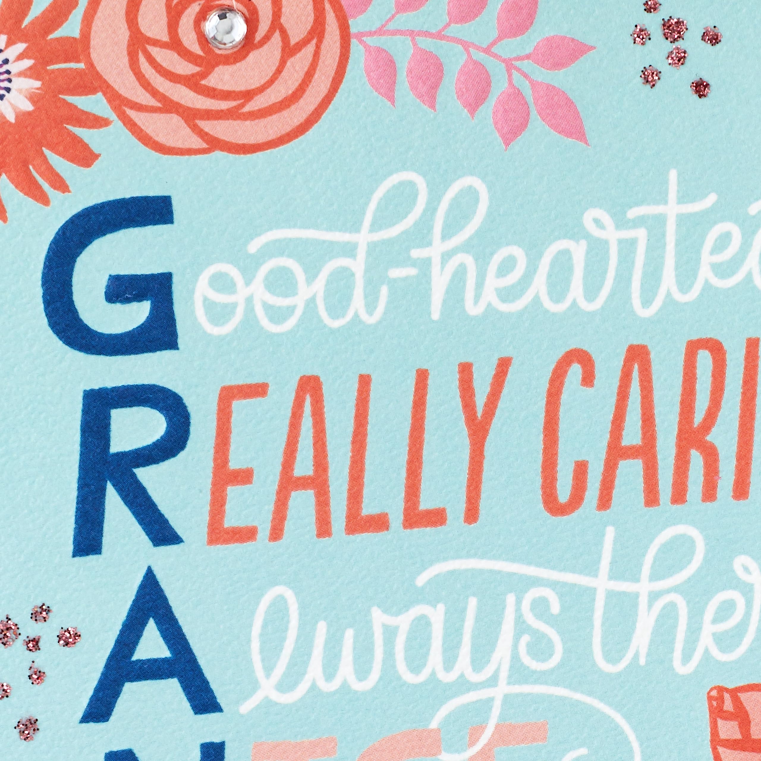 Hallmark Card for Grandma (Good-hearted) for Grandparent's Day, Birthdays, Valentine's Day