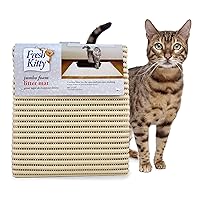 Durable XL Jumbo Foam Litter Mat – BPA and Phthalate Free, Water Resistant, Traps Litter from Box, Scatter Control, Easy Clean Mats 40