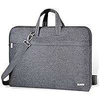 Voova 15.6 16 Inch Laptop Sleeve Case Bag,Slim Computer Carry Case Compatible with MacBook Pro 16 M3 M2 M1 Pro/Max 2023-2019,Dell XPS 15,15 Surface Laptop 5/4,15-16 Inch Hp Lenovo Dell Acer Asus,Grey