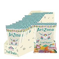 Arizona Fruit Snacks, Gluten Free Mixed Fruit Gummy Chews, 5 Ounce Individual Single Serve Bags (Pack of 12)