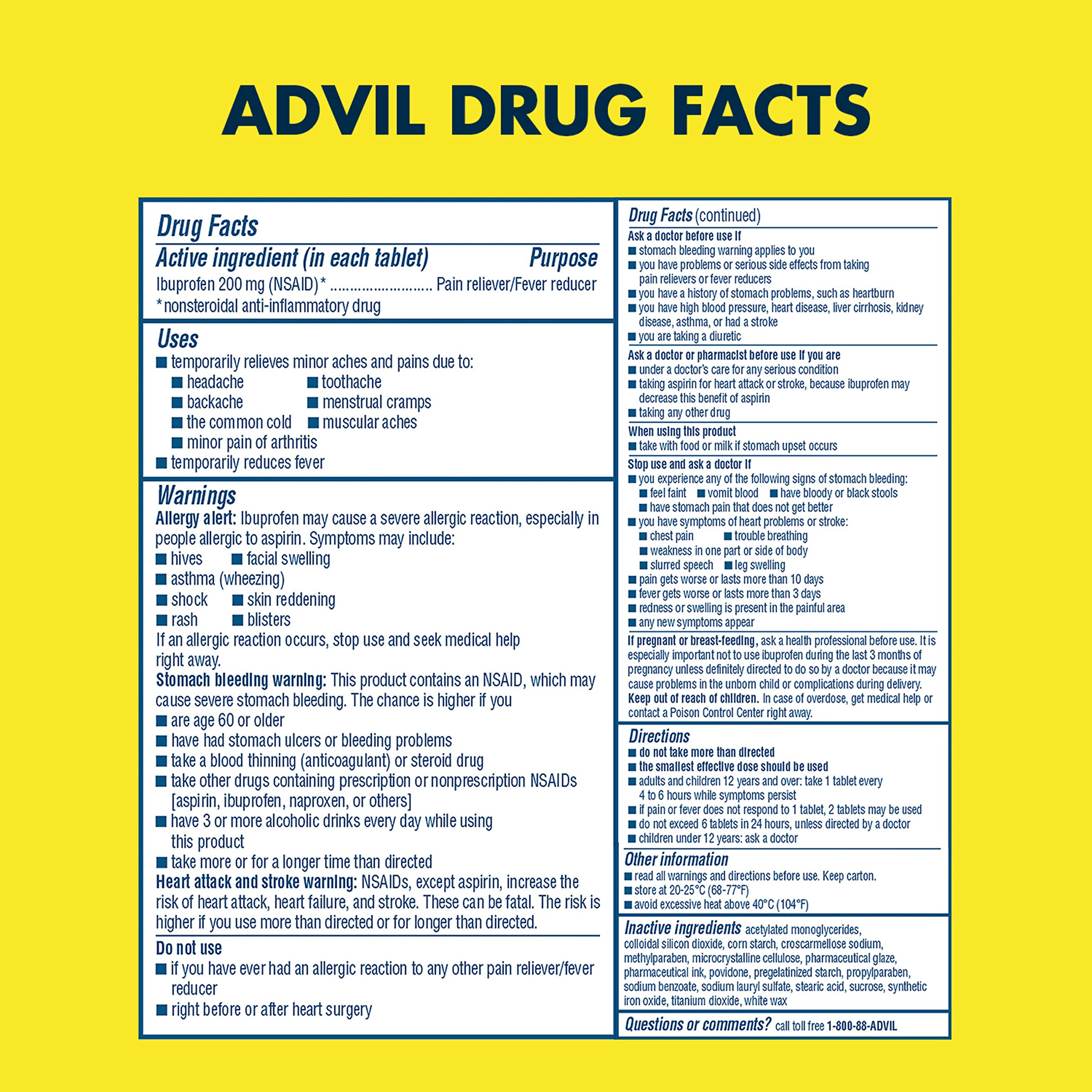Advil Pain Reliever and Fever Reducer, Ibuprofen 200mg for Pain Relief and Diphenhydramine Citrate - 300 Count, Advil PM Pain Reliever and Nighttime Sleep Aid - 2 Count