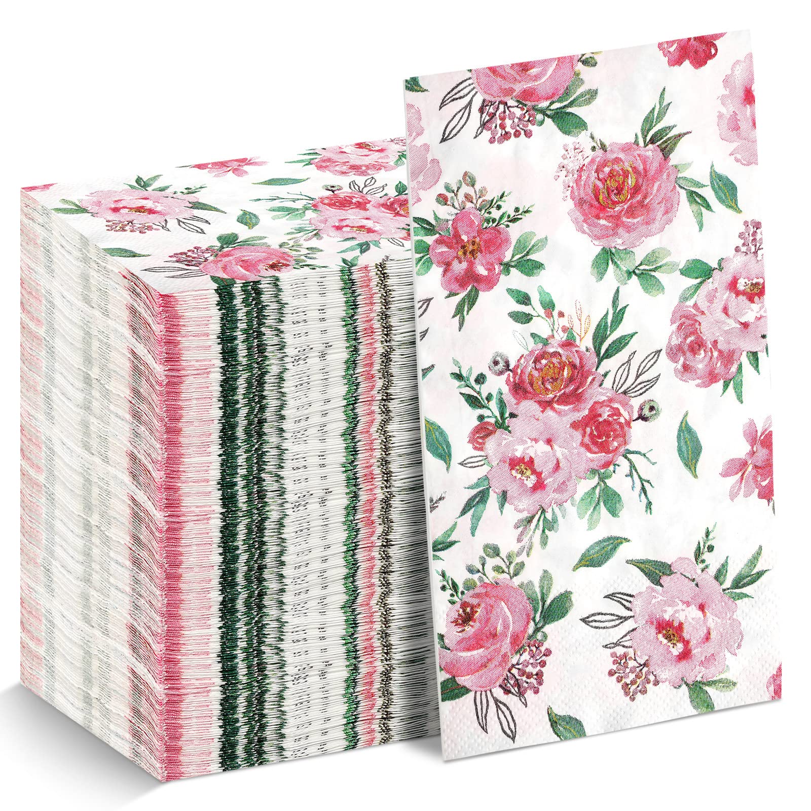 Mua Floral Napkins Disposable Hand Towels Flower Napkins ...