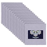 16 Count Premium Makeup Remover Cloths- Super Soft Not Wear Skin - 8×8 Inches - Highly Absorbent Microfiber Coral Velvet Fingertip Face Towels Washcloths for Hand and Make Up, Quick Dry- Grey