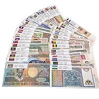 50 World Banknotes from 50 Countries – Nice Variety, Expand Your Currency Collection – Authentic, Uncirculated, Suitable for Collectors