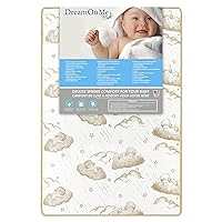2-In-1 Breathable Two-Sided Portable and Mini Crib Coil Mattress