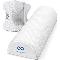 Everlasting Comfort Knee Pillow & Half Moon Pillow - Sleep Harmony Set for Pain Relief & Postural Support - Align Your Spine, Relieve Pressure, and Enhance Comfort