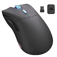 Model D Forge (Limited Edition) - Black Gaming Mouse Wireless, PC Gaming Accessories, Mouse Gamer, Superlight 58g, 6 Programmable Buttons, 80 hrs Battery Life, 19K Sensor, Rechargeable