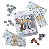 Pretend Play Money - 150 Pieces, Ages 3+ Play Money for Kids, Pretend Money for Kids, Play Money Set, Money and Banking Play Toys, Toddler Learning Toys