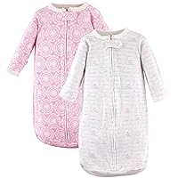 Hudson Baby Unisex BabyCotton Long-Sleeve Wearable Sleeping Bag, Sack, Blanket