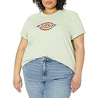Dickies Women's Size Plus Logo Graphic Cotton T-Shirt