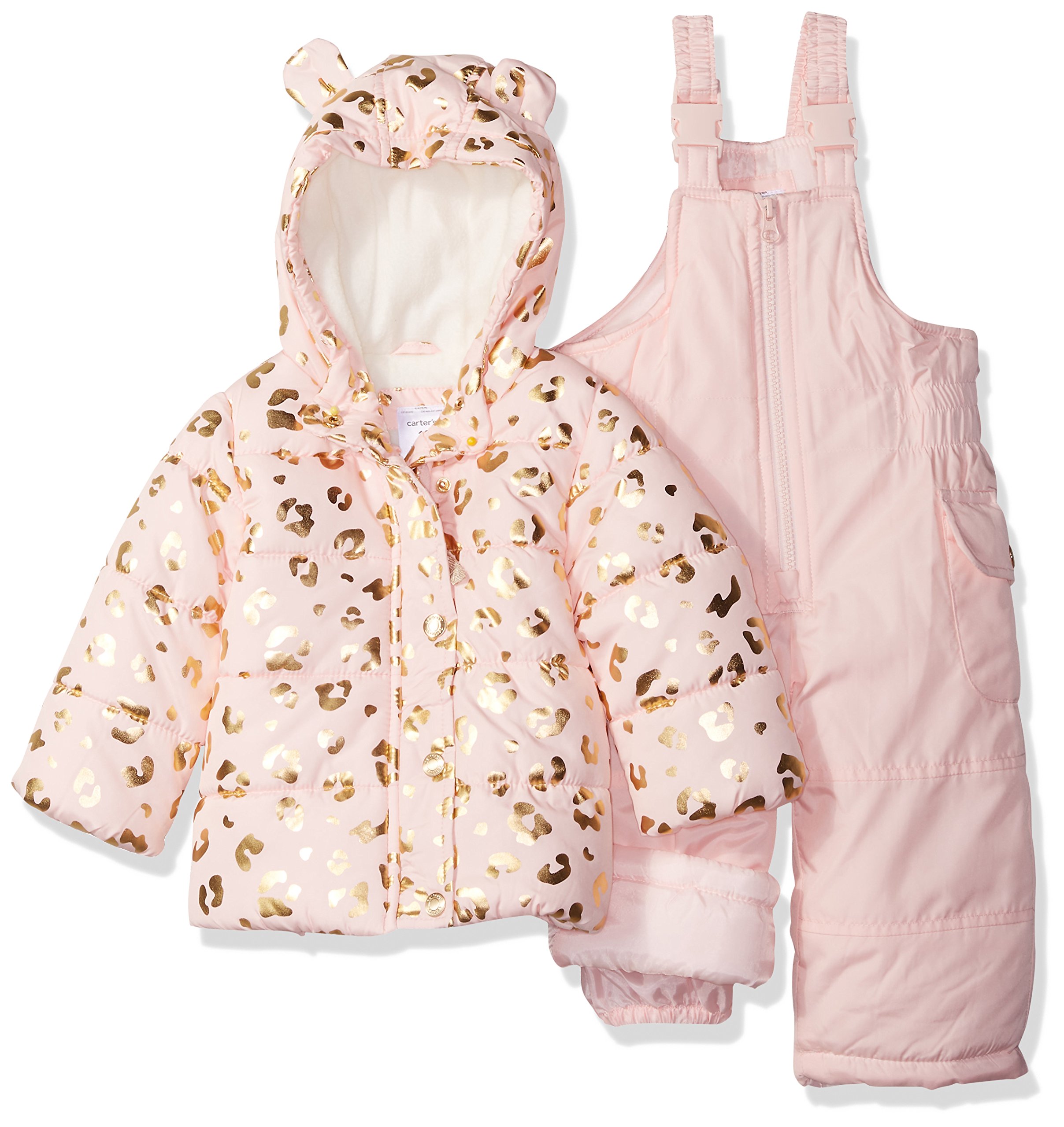 Carter's baby-girls 2-piece Heavyweight Printed Snowsuit With Ears