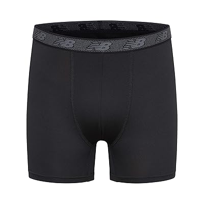 New Balance Boys' 3.5 Underwear, Performance Boxer Briefs (4 Pack)