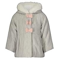 Carter's girls Faux Wool Hooded Winter Coat