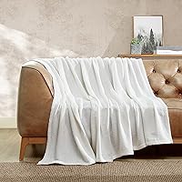Eddie Bauer - Queen Blanket, Lightweight Cotton Bedding, Home Decor for All Seasons (Herringbone Off-White, Queen)
