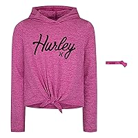 Hurley Girls' Long Sleeve Hooded Top