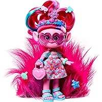 Mattel ​DreamWorks Trolls Band Together Fashion Doll & 10+ Accessories, Hairsational Reveals Queen Poppy with Transforming Hair Piece