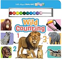Little Hippo Books Wild Counting I Educational Children's Books Ages 1-5 I Wild Jungle Animal Books for Toddlers I Kid's Books with Abacus I Educational Children's Books and Sensory Books