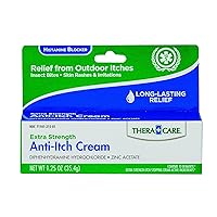 Thera Care Anti-Itch Cream | Extra Strength | Outdoor Itch Relief | 1.25 oz