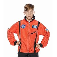 UNDERWRAPS Kid's Children's Astronaut Costume Jacket - Orange Childrens Costume, Orange, Large