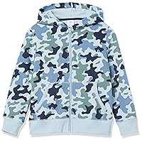 Amazon Essentials Boys and Toddlers' Fleece Zip-Up Hoodie Sweatshirt-Discontinued Colors