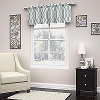 Eclipse Dixon Short Valance Small Window Curtains Bathroom, Living Room and Kitchens, 52