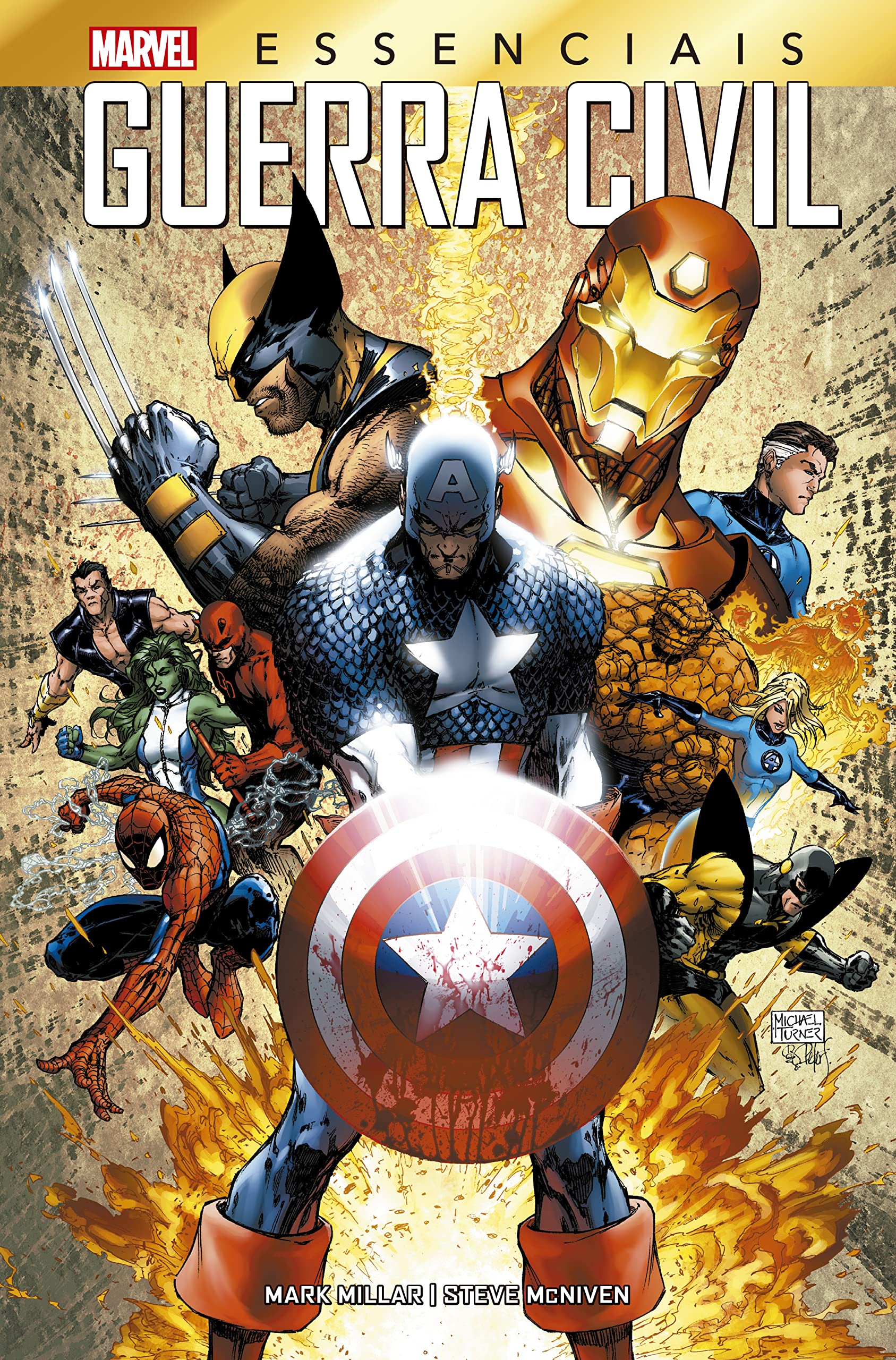Guerra Civil: Marvel Essenciais (Portuguese Edition)